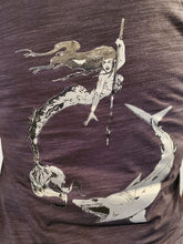 Load image into Gallery viewer, Mermaid  Shortsleeve V-Neck
