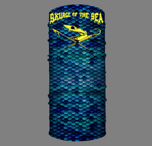Load image into Gallery viewer, skurge of the sea blue and yellow face shield