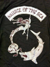 Load image into Gallery viewer, Skurge of the Sea Mermaid Hooded V-Neck Long-Sleeve Vintage Tee (M.C. Design) Mermaid Hoodie design