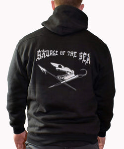 Skurge of the sea- Embroidered Hooded Sweatshirt